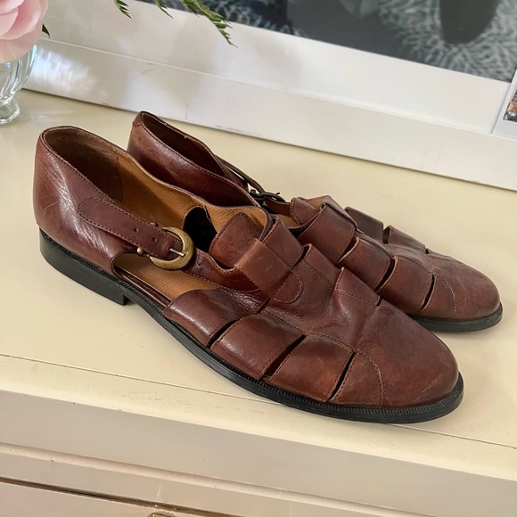 Vintage Aldo Fisherman Sandals - Picture 1 of 7